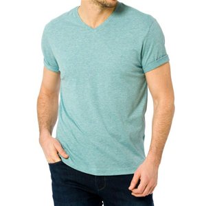 تی شرت یقه هفت مردانه - ال سی وایکیکی - سبز